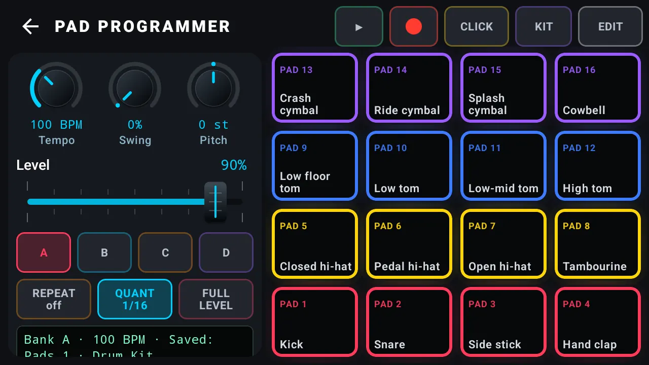 Pad programmer